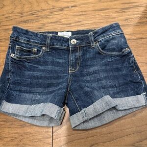 Aeropostale Dark Blue Jean Shorts Size 1/2